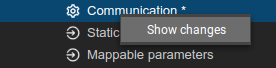 Option Show changes